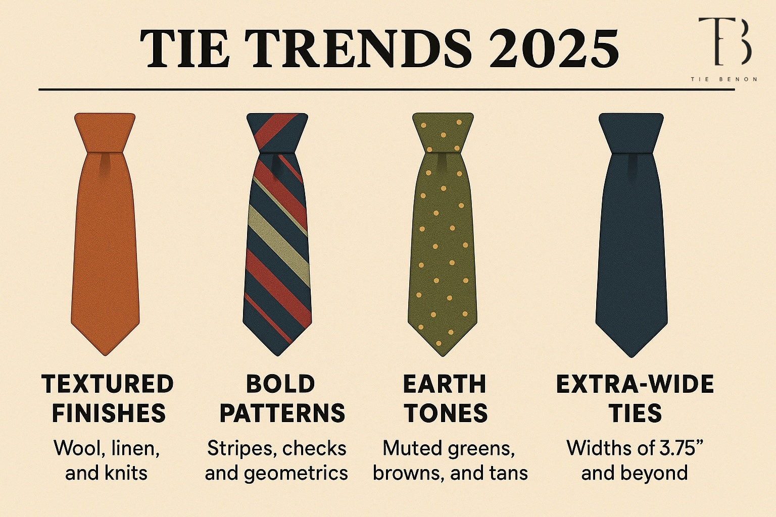 Tie trends 2025