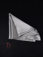 Grey Solid Pocket Square
