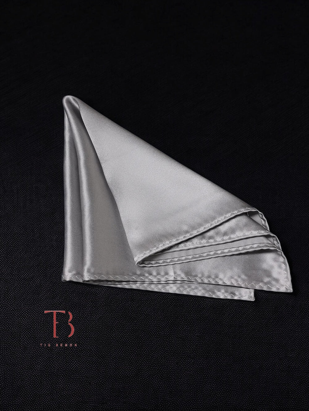 Grey Solid Pocket Square