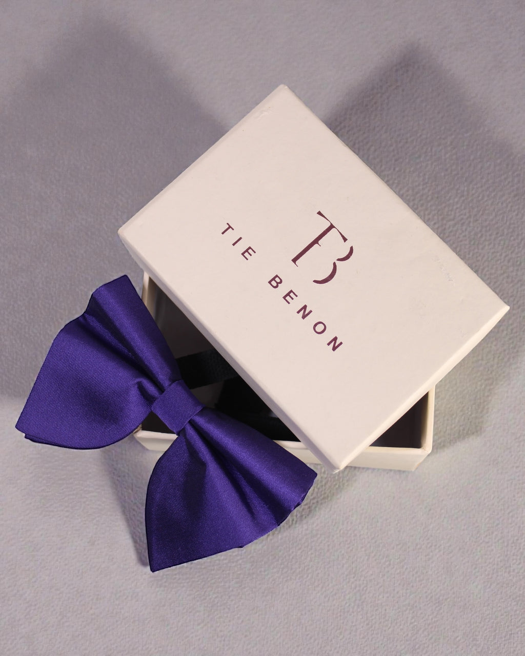 Royal Purple Microsilk Bow Tie for Men
