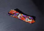 Vibrant Artistic Multicolor Tie with Pocket Square