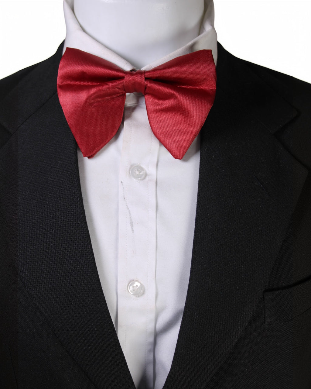 Classic Red  Microsilk Satin Bow Tie for Men