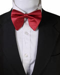 Classic Red  Microsilk Satin Bow Tie for Men