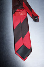 Red Maroon Classic Stripes Tie