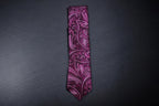 Elegant Deep Magenta Paisley Tie