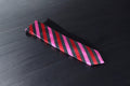 Elegant Red Black Stripes Tie