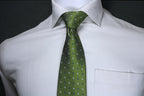 Elegant Green Patterned Tie