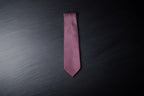 Deep Maroon & Black Geometric Tie