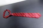 Vibrant Red & Blue Chevron Tie