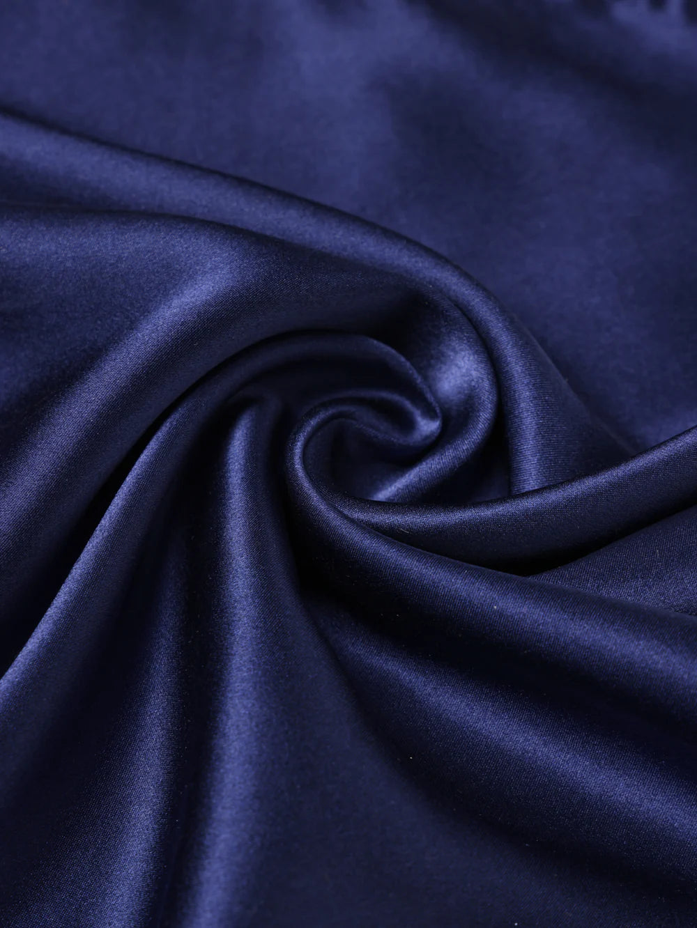 Navy Blue Solid Pocket Square