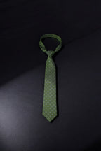 Elegant Green Patterned Tie