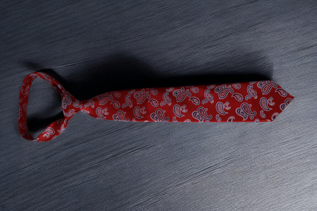Classic Red & Blue Paisley Tie