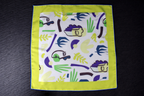 Rio Grande Green Tropical Printed Pocket Square