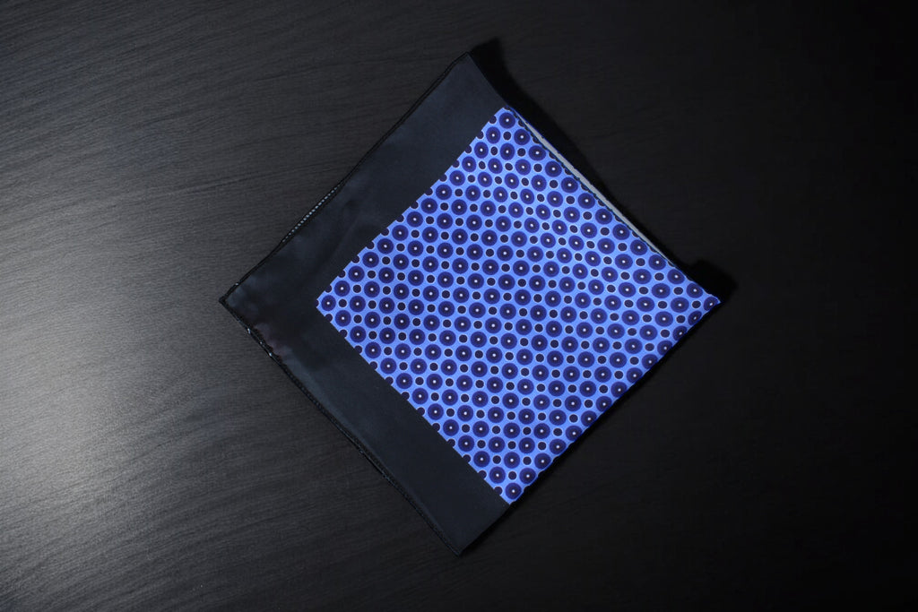Multi Pattern Print Pocket Square
