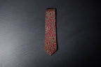 Luxurious Maroon & Gold Paisley Tie