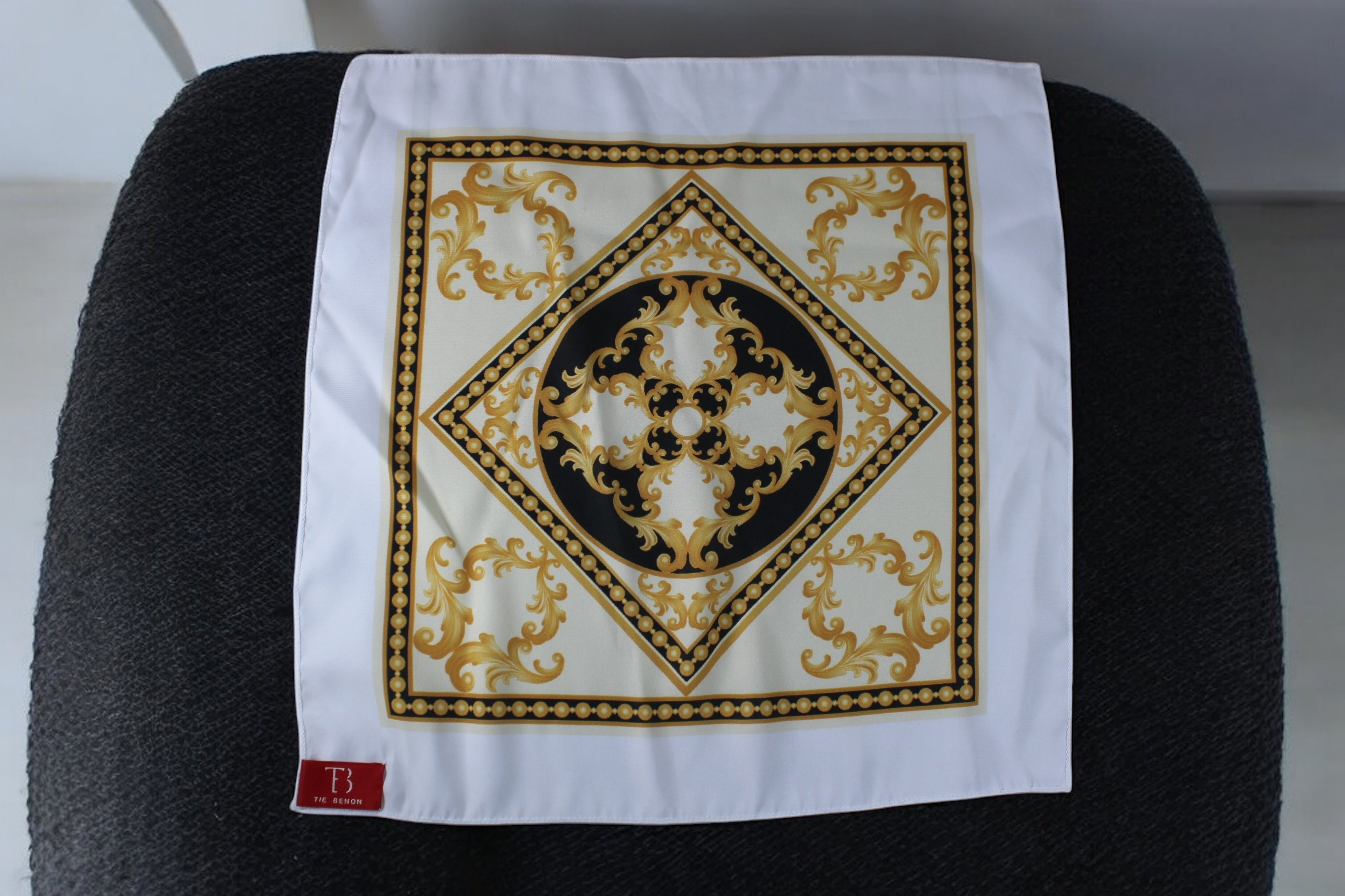Luxury Gold Baroque Pocket Square