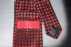 Black & Red Polka Dotted Tie & Pocket Square
