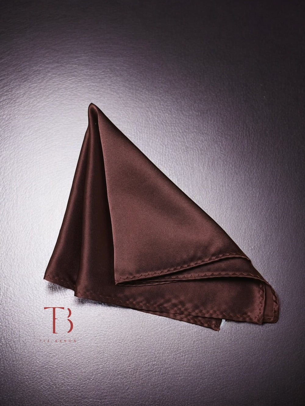 Brown Solid Pocket Square