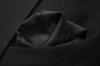 Classic Black Floral Tie & Pocket Square