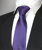 Classic Blue & Magenta Dotted Tie & Pocket Square