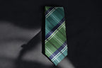 Classic Green & Blue Plaid Tie