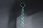 Classic Green & Blue Plaid Tie