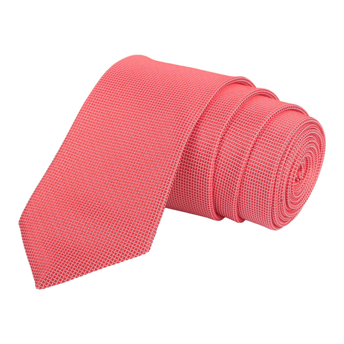 Dark Corel Self Squared Necktie