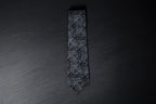 Classic Black Silver Paisley Tie
