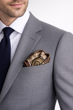 Elegant Floral Motif Pocket Square