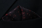Elegant Burgundy & Red  Tie & Pocket Square