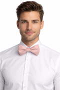 Rose Gold Solid Double Layered Bowtie