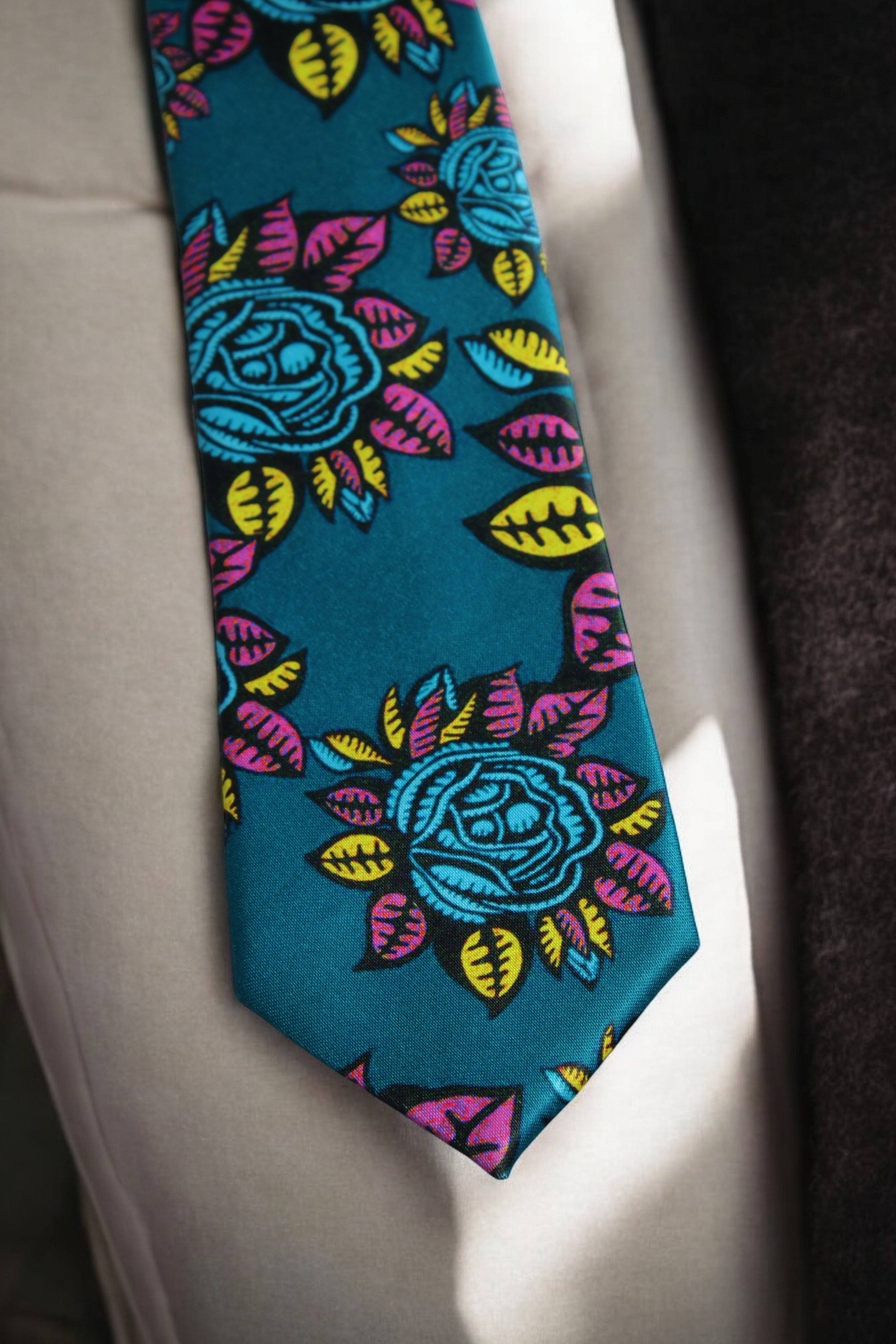Florentine Tie With Pocket Square