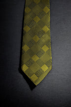 Golden Plaid Tie