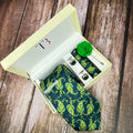 Green Paisley Printed Silk Tie