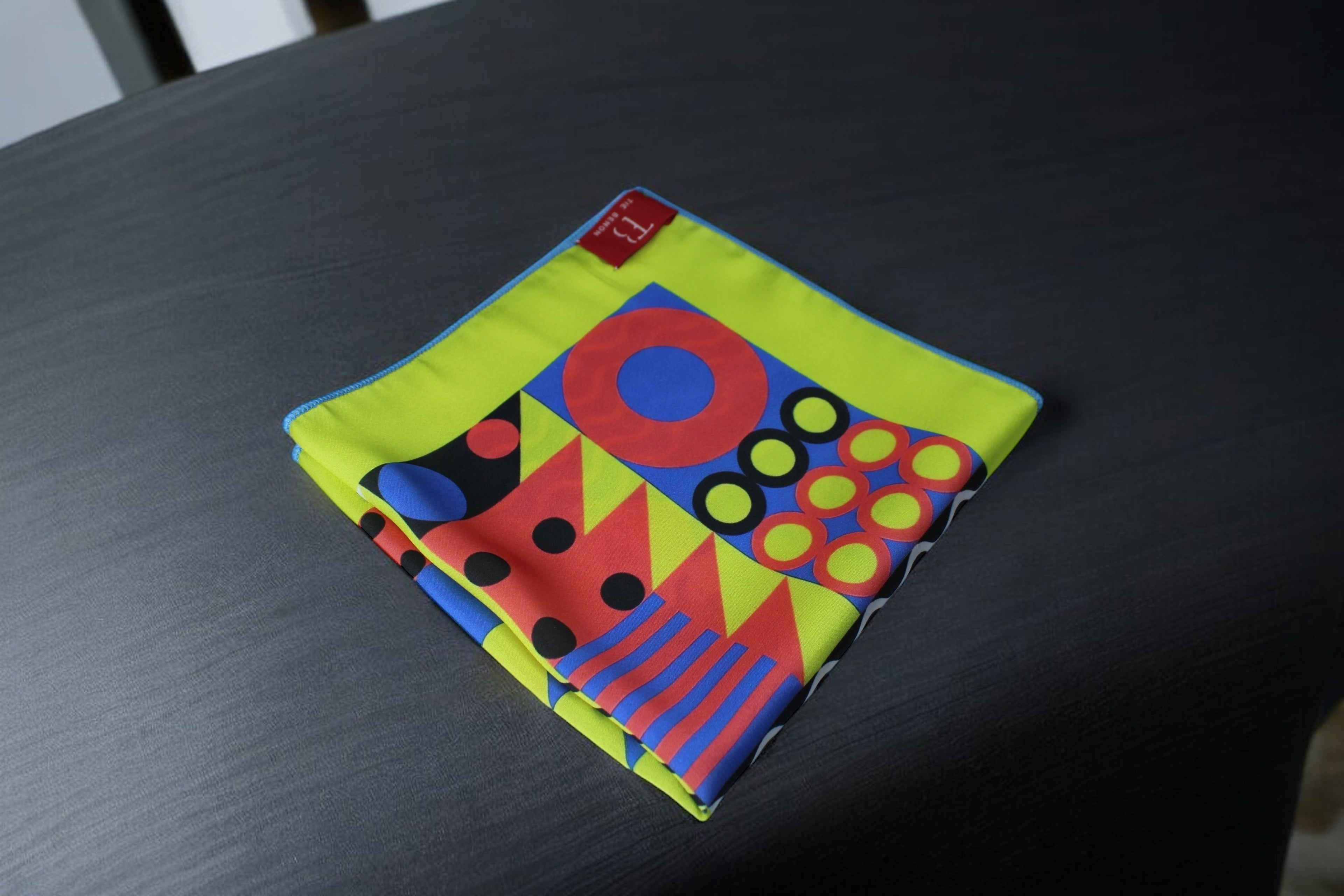 Rio Grande Geometric Printed Pocket Square