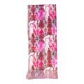 Pink Geometric Printed Scarf With Pocket Square