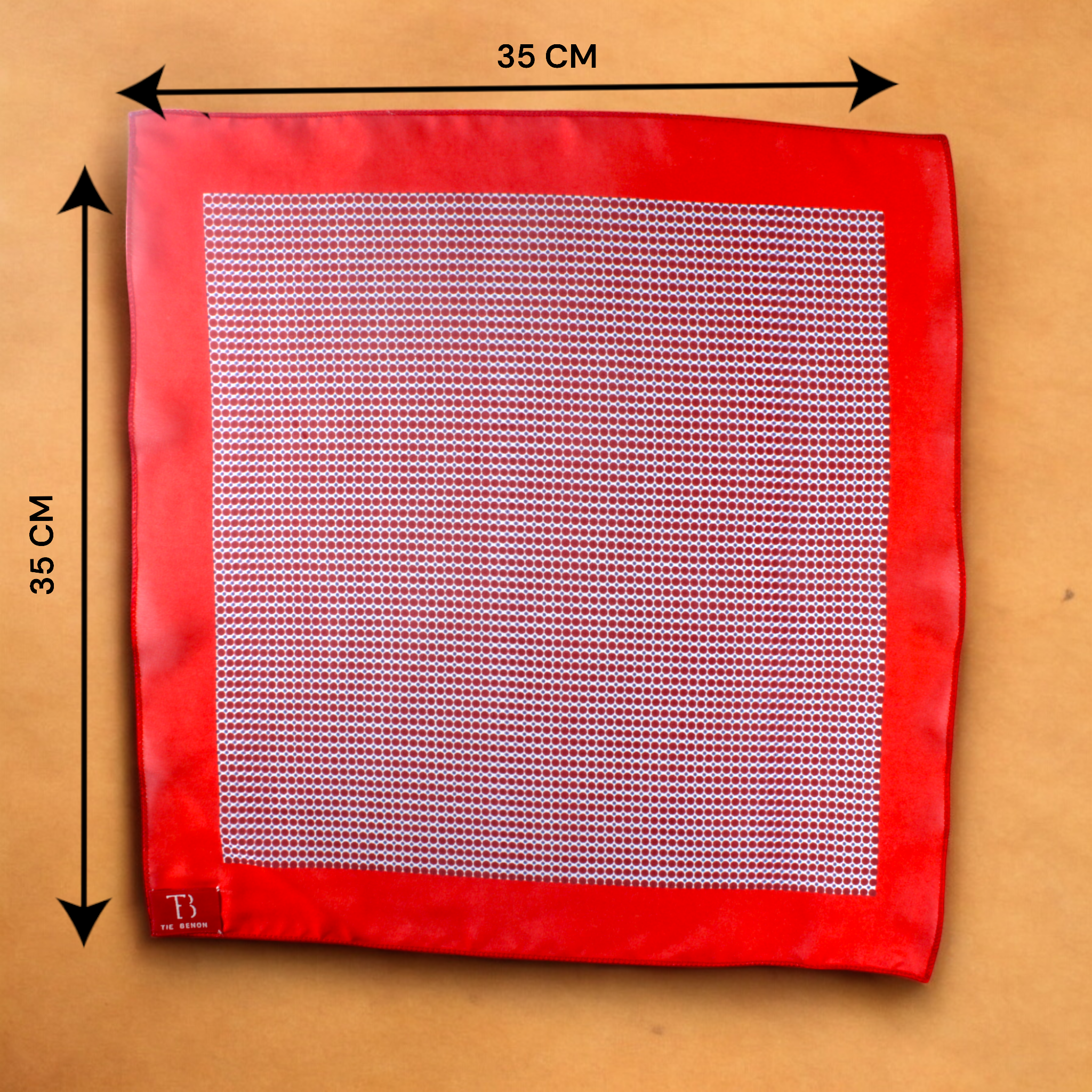 Cherry Dot Pocket Square