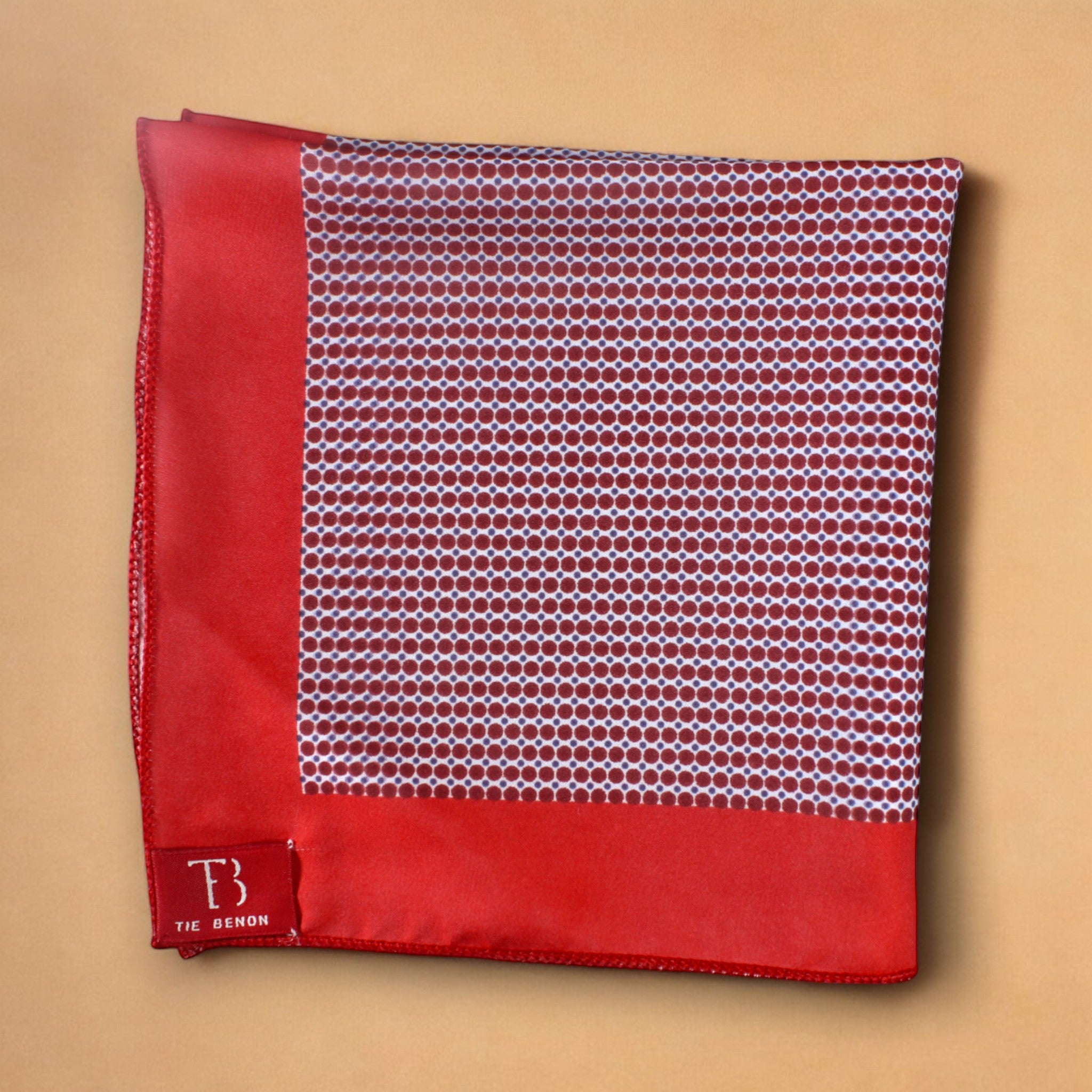 Cherry Dot Pocket Square