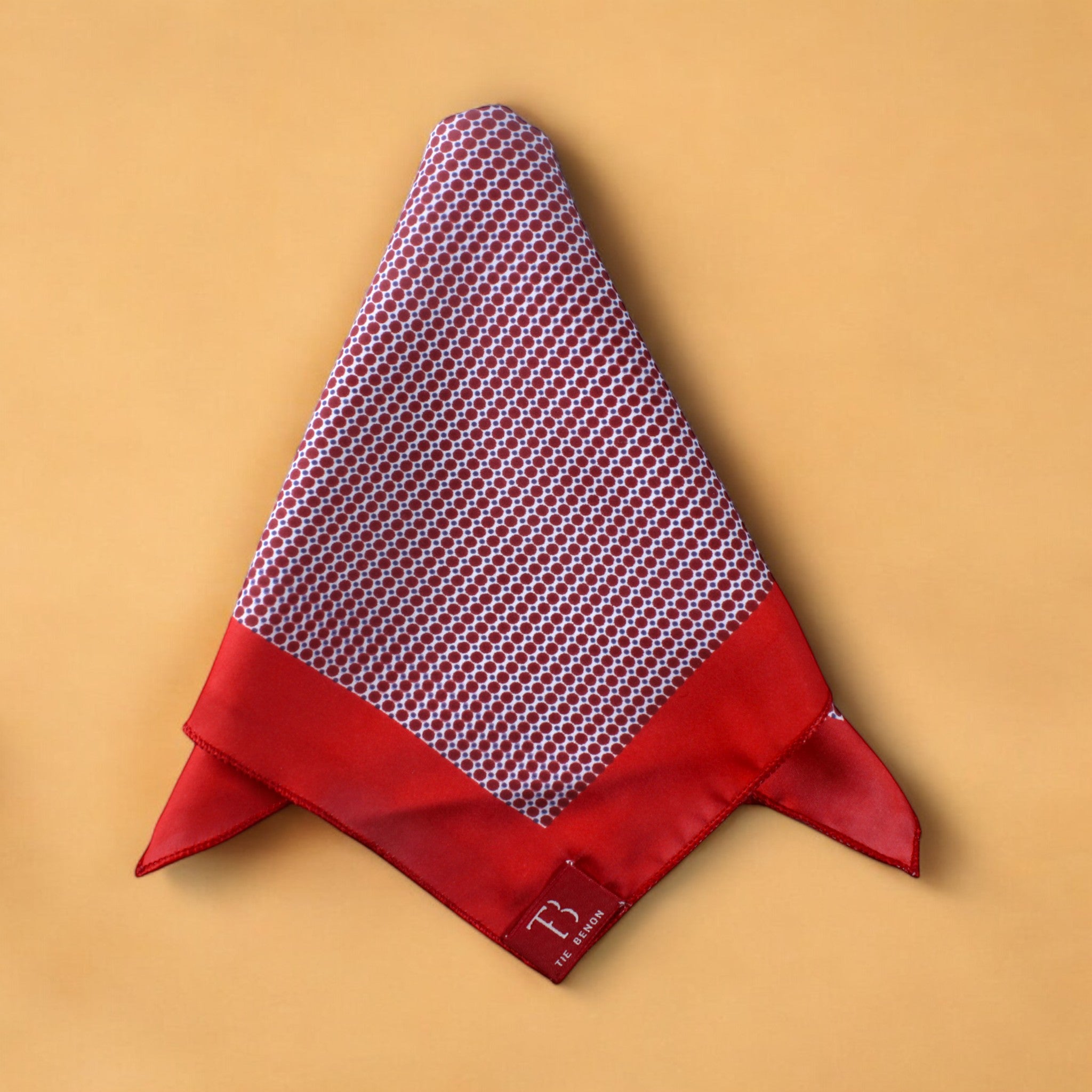 Cherry Dot Pocket Square
