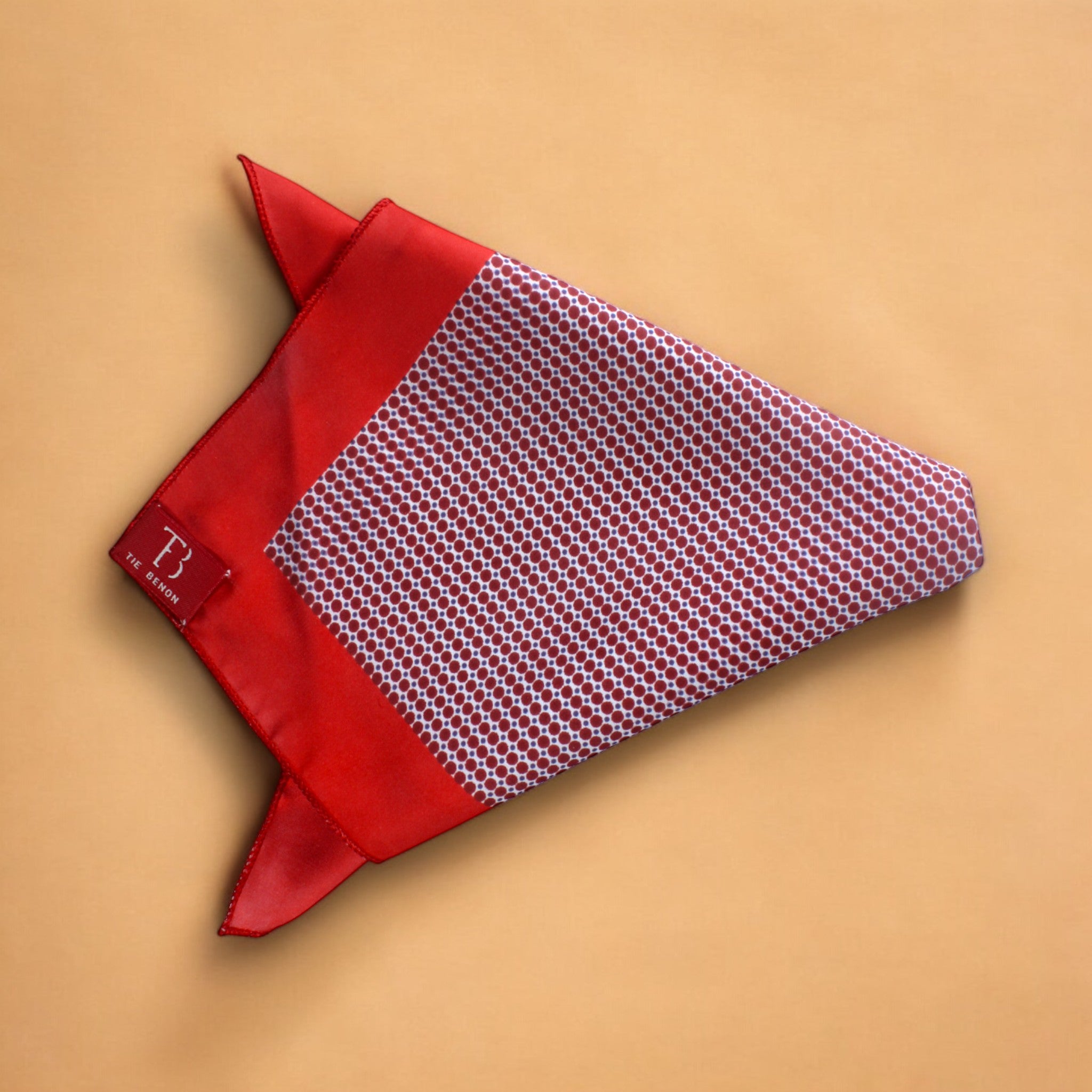 Cherry Dot Pocket Square