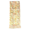 Flax Paisley Printed Scarf With Pocket Square