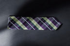 Modern Chick Purple Checkered Tie