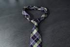 Modern Chick Purple Checkered Tie