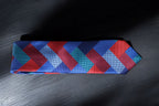 Bold Geometric Checkered Tie