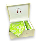 Neon Green Big Paisley Tie Combo