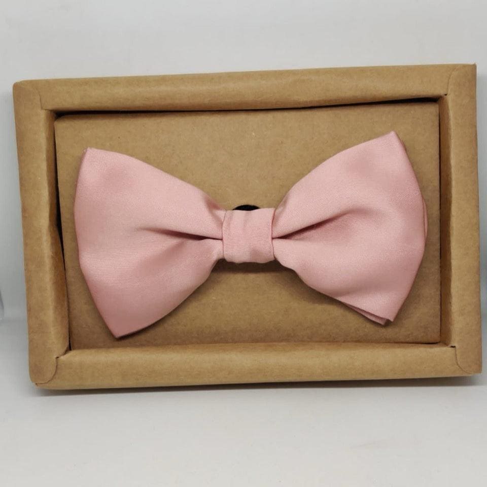 Rose Gold Solid Double Layered Bowtie