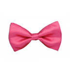 Pink Solid Double Layered Bowtie