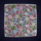 Multicolor Geometric Microfiber Pocket Square