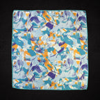 Multicolor Abstract Microfiber Pocket Square