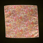 Multicolor Paisley Microfiber Pocket Square